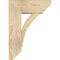 Ekena Millwork Thorton Slat Rough Sawn Bracket w/ Offset Brace, Douglas Fir, 8"W x 20"D x 28"H BKT0806X20X28THR06RDF - alternate 2